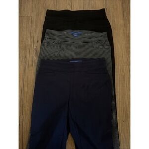 Apt. 9 Women's Brynn Dress Pants Size 2P Mid Rise Slim Fit Stretch Lot Of 3 E264